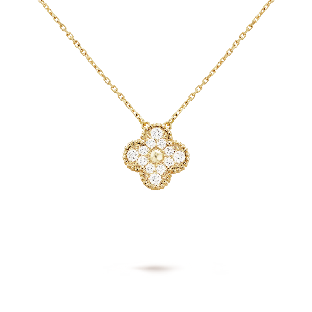 KLEEBLATT | Goldene Halskette Prestige