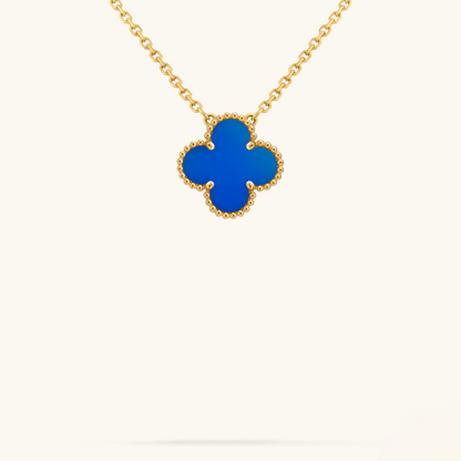 KLEEBLATT | Blaue Halskette