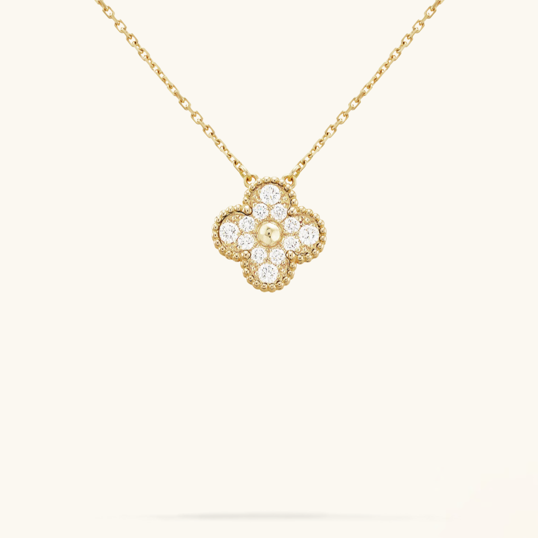 KLEEBLATT | Goldene Halskette Prestige