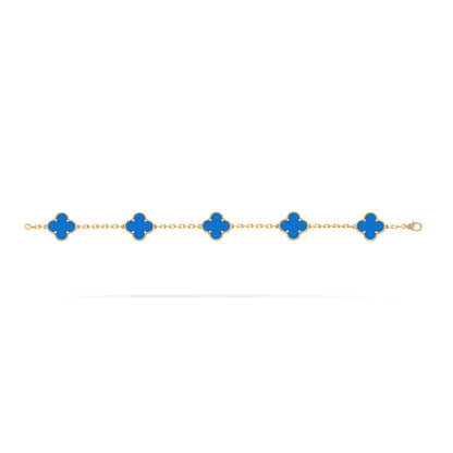 KLEEBLATT | Blauer Armband