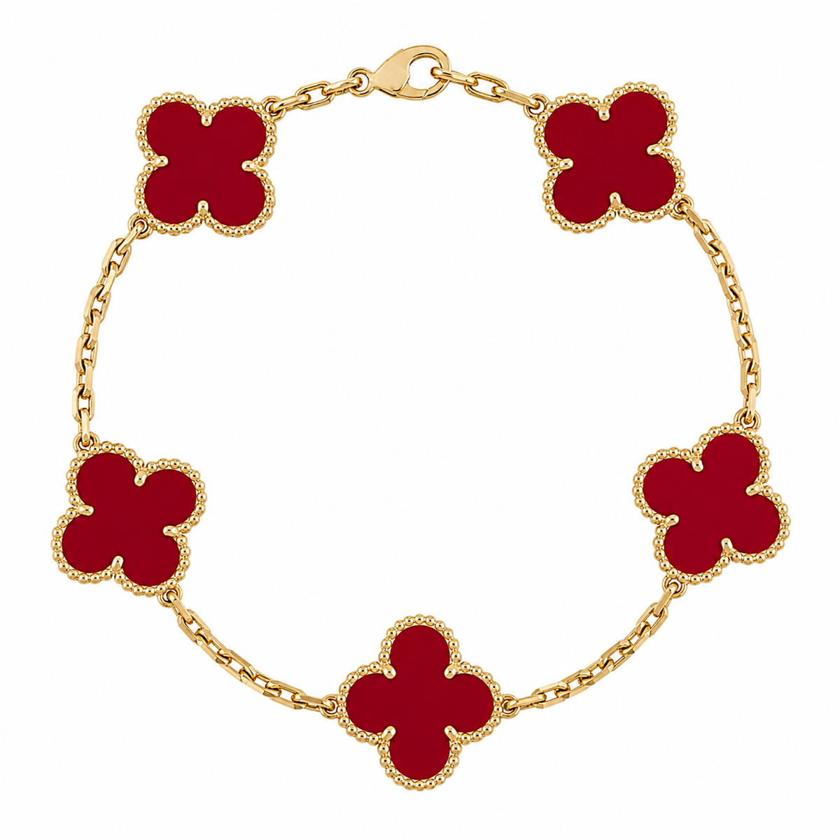KLEEBLATT | Rotes Armband