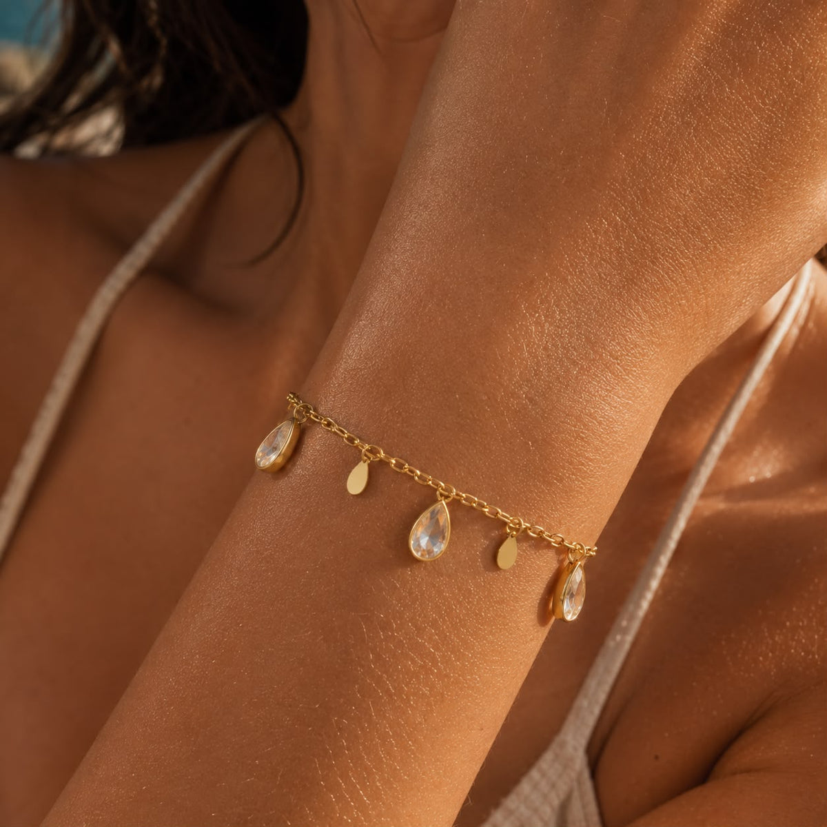 Aurelia Kristall Charm Armband