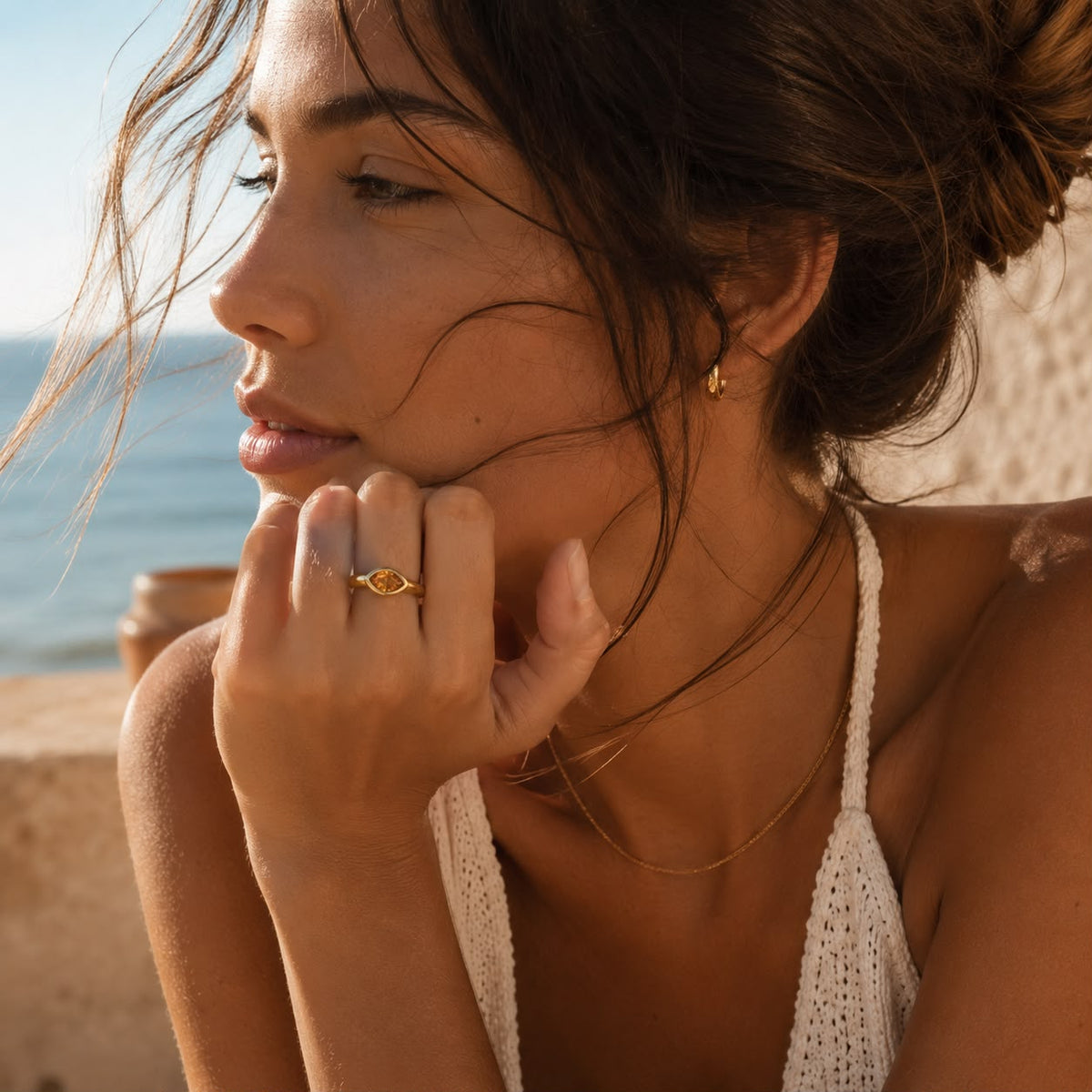 Goldener Horizont Ring
