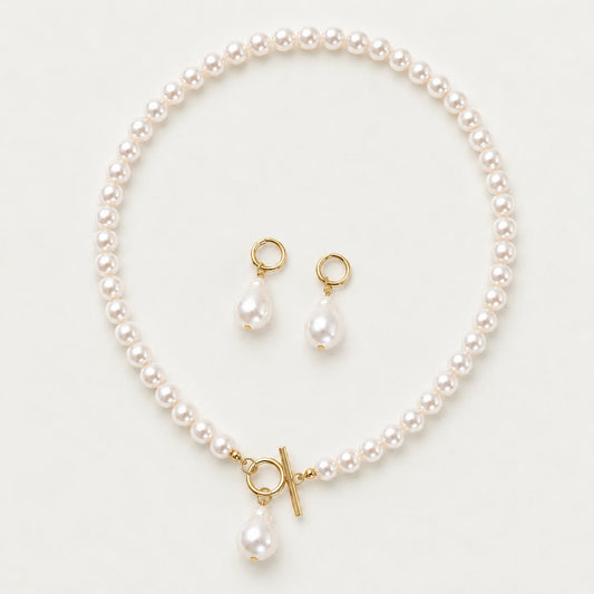 Celeste Perlen Schmuckset