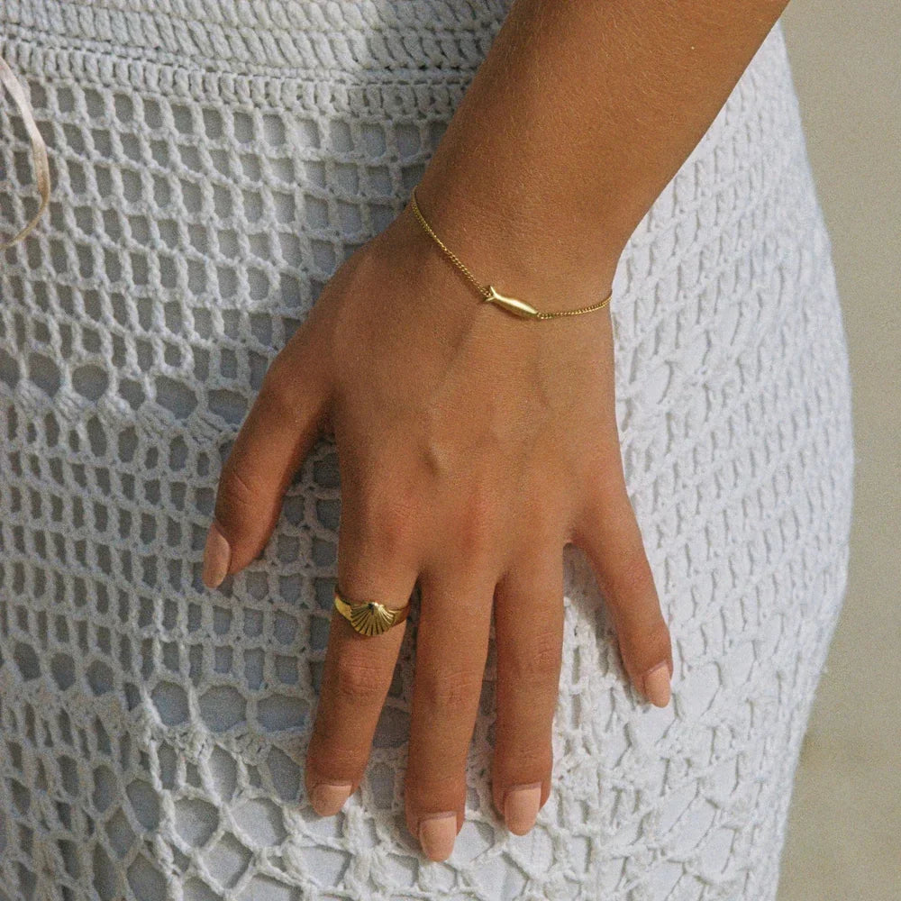 Aqua Charm Armband